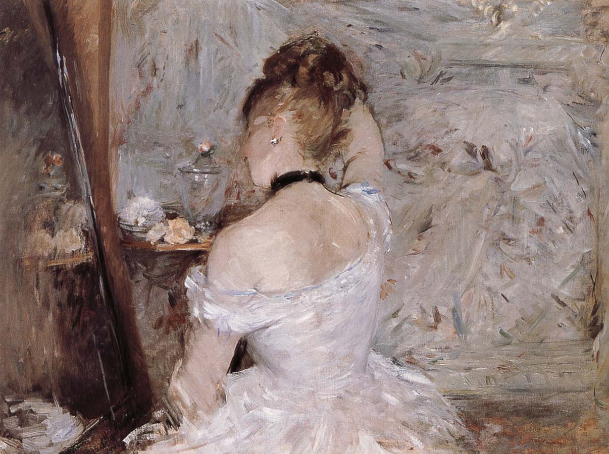 Berthe Morisot The woman is dressing the hair